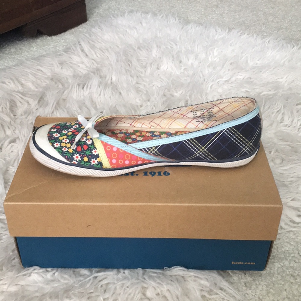 Keds floral loafers / slides